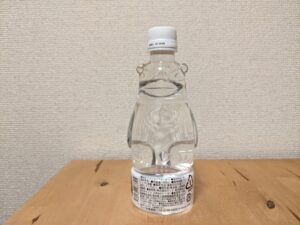 くまモン型ペットボトル　上益城郡御船町産ミネラルウォーター　製品説明欄