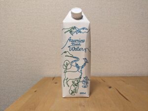 紙パック　安曇野市　ミネラルウォーター　mineralwater