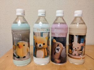 リラックマとカオルさん　ミネラルウォーター　ダイドー