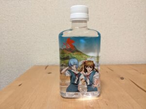 エヴァンゲリオン　綾波レイ　惣流・アスカ・ラングレー　ミネラルウォーター