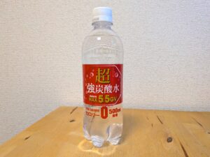 超強炭酸水 5.5ガスボリューム 大分県日田市産天然水使用 ラベル正面2026年8月25日追加画像