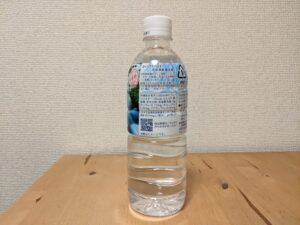 あずみ野の水　co-op　コープ　オリジナルミネラルウォーター　成分表記