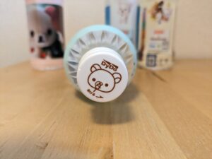 リラックマ　ダイドー　ミネラルウォーター　安曇野市産　可愛いデザインのキャップ