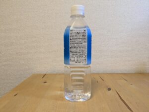 コメリ　ミネラルウォーター　ラベル　成分製品情報