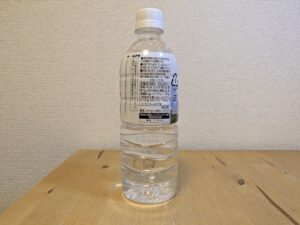 生活良好　ミネラルウォーター　AJS　長野県北安曇郡松川村産　成分表記