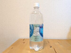 TOPVALU　トップバリュ　炭酸水　伊賀市中柘植産天然水使用　製品説明欄