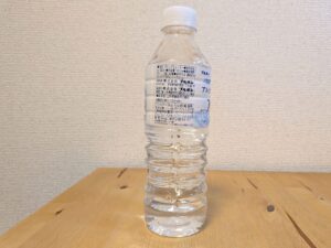 出羽三山の天然水使用　ブルボン　アルカリイオン水　製品説明欄