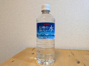 信州のおいしい水　長野県松本市産ミネラルウォーター　600ml　2026年3月18日追加画像
