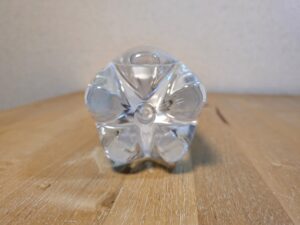 朝日商事株式会社　SPARKLING SODA　強炭酸水　小牧市産　ペットボトル底部分