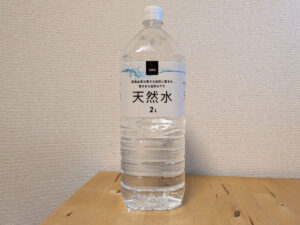 ナフコ NAFCO 天然水 宮崎県小林市産ミネラルウォーター ラベル正面