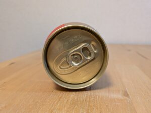 気持ちアガる水 THE DAY ザ デイ 缶入りミネラルウォーター 缶上部・プルタブ形状
