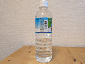 世界遺産尾鷲路 熊野古道水 いにしえの鼓動が息づく路 ラベル側面 バーコード