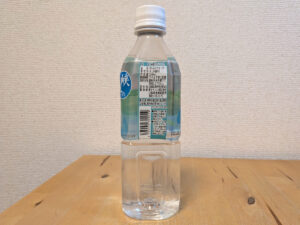 峡東のおいしい水 水道水由来のボトルドウォーター 製品説明欄 バーコード