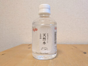 dydo ダイドー 日本のおいしい天然水 大角山 高知県室戸市産ミネラルウォーター ラベル正面