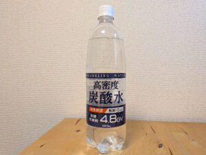 高密度 炭酸水 ミネラルウォーター使用 炭酸充填時4.8G.V ラベル正面