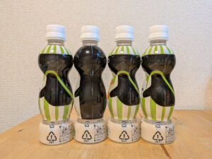 Pensta Suicaのペンギン ボトルドウォーター 桜木町・新宿・上野・大宮 ラベル側面
