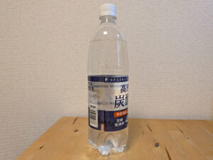 高密度 炭酸水 ミネラルウォーター使用 炭酸充填時4.8G.V 成分表示