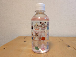 Sylvanian Families シルバニアファミリー ミネラルウォーター 静岡県富士市産 ラベル側面 製品成分表示